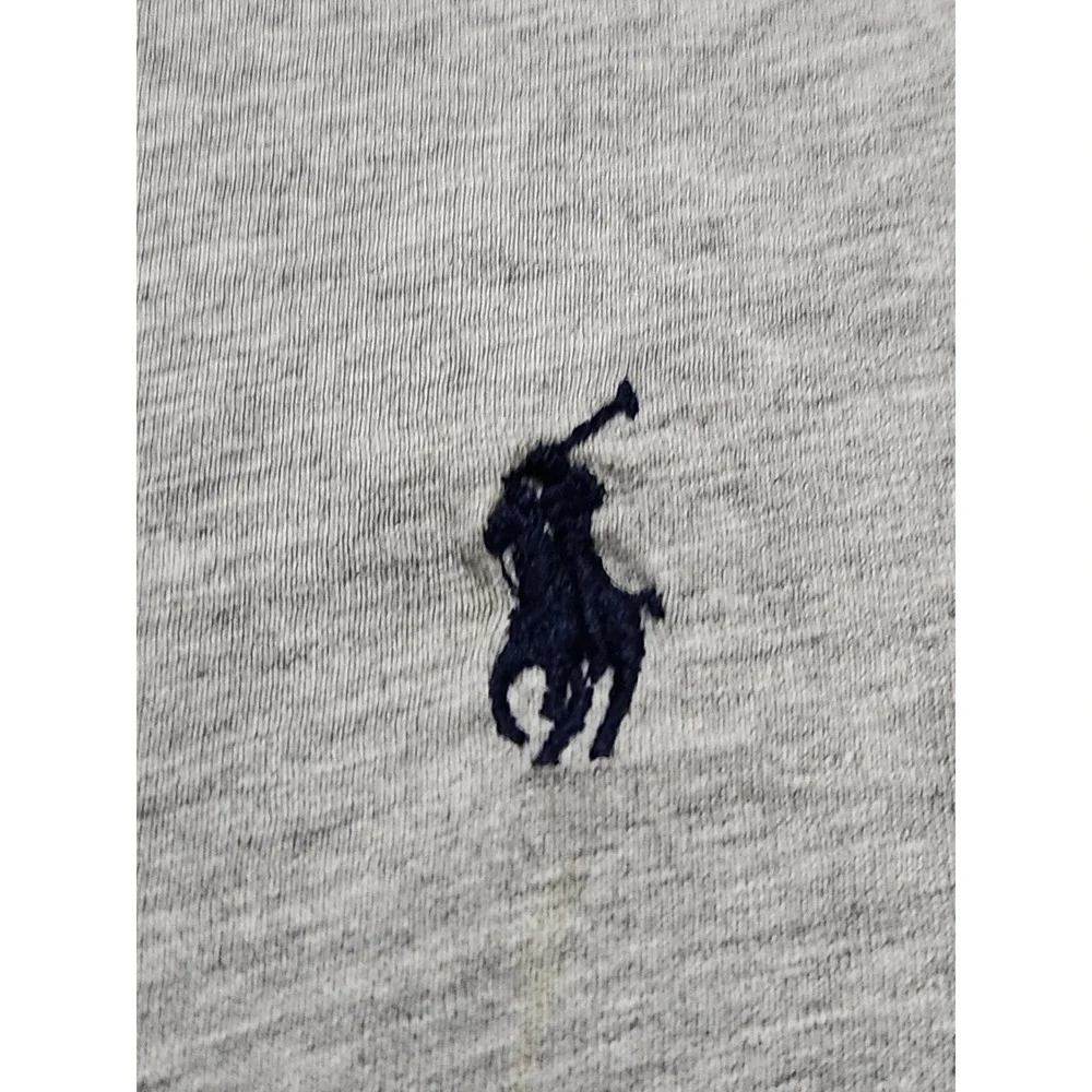 Lot of 2 Polo Ralph Lauren Vintage Single Stitch T-shirts Mens Large Yellow/Gray